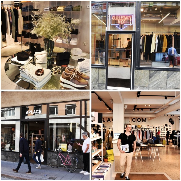 OUR LEGACY , Jakobsbersggatan 11 ja APLACE, Norrlandsgatan 11